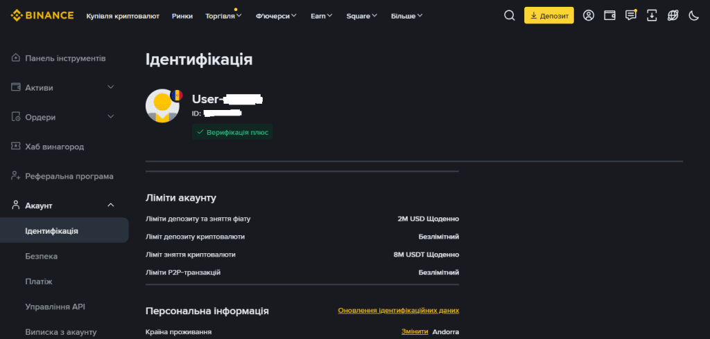 Чи потрібно проходити KYC на Binance для повноцінного користування біржею.
