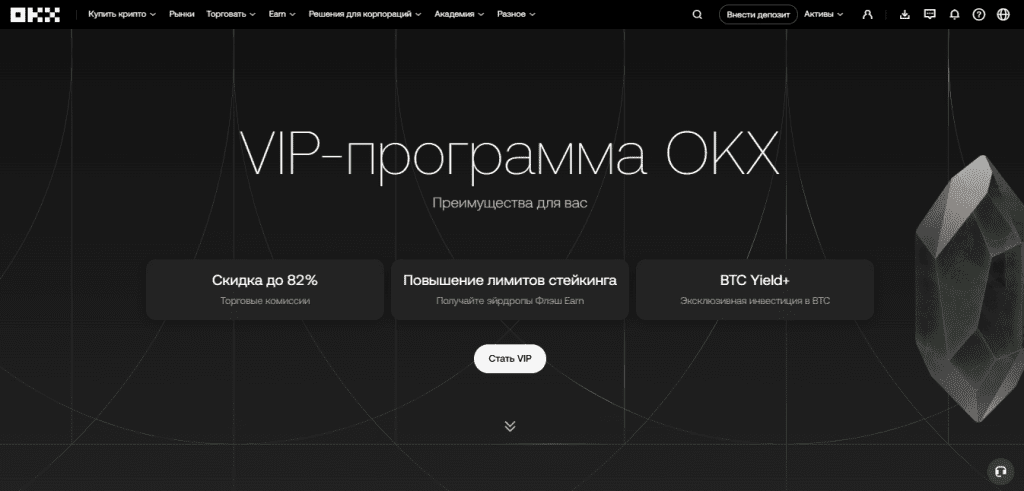 Скидки и VIP-программа на криптовалютной бирже OKX: преимущества для активных трейдеров