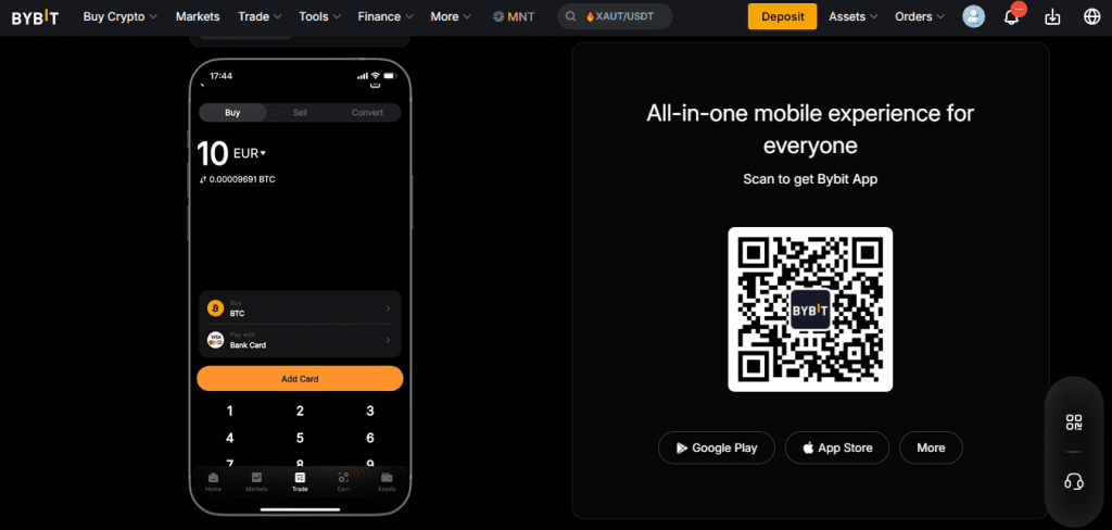 Bybit trading platform interface and user convenience