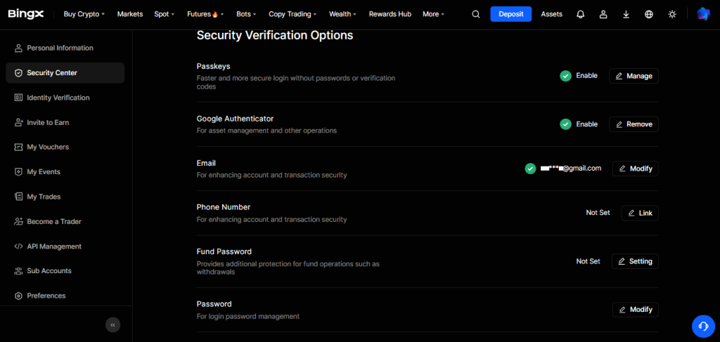 Security measures and user protection on BingX.