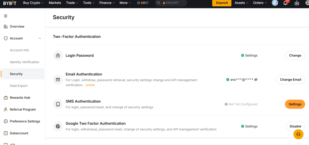 Bybit platform security and protection of user funds