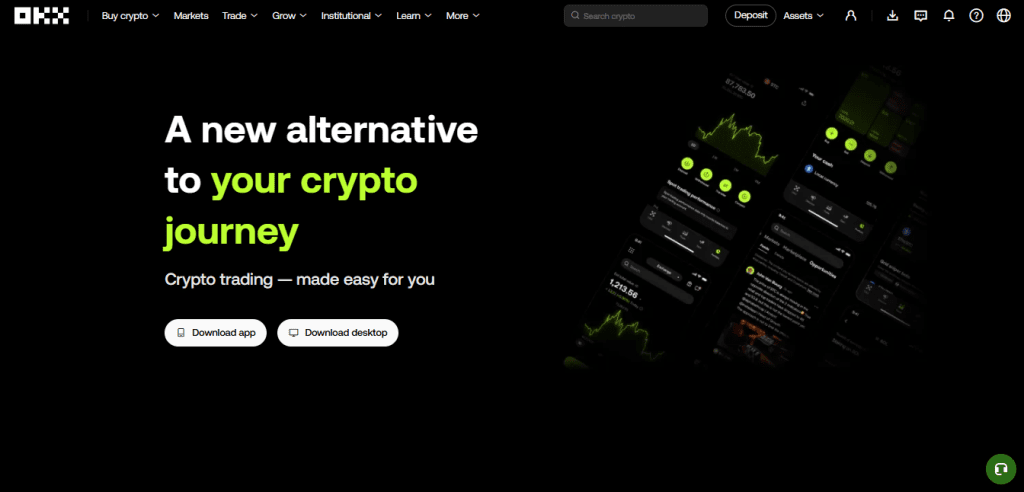 Interface and functionality of the OKX cryptocurrency exchange: convenient trading and navigation